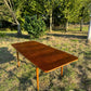 Vintage Mid Century Modern Rosewood Dining Table by Robert Hamilton for Archie Shine 1960s - Pending A10 certificate