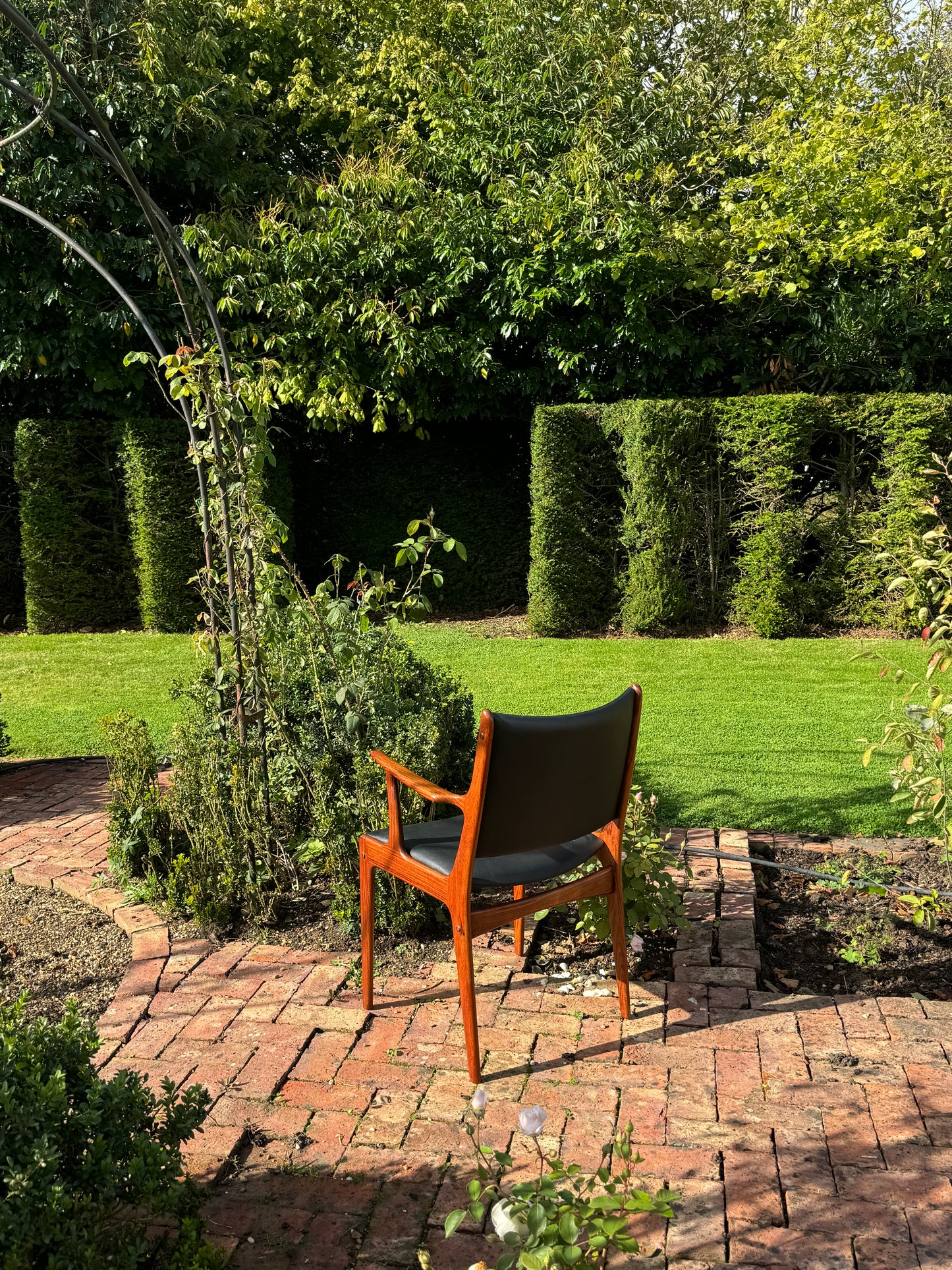 For Clare**price includes shipping **Mid Century Vintage Danish Rosewood Armchairs / Elbow chairs by Johannes Andersen for Uldum Møbelfabrik - A10 Certificate pending.