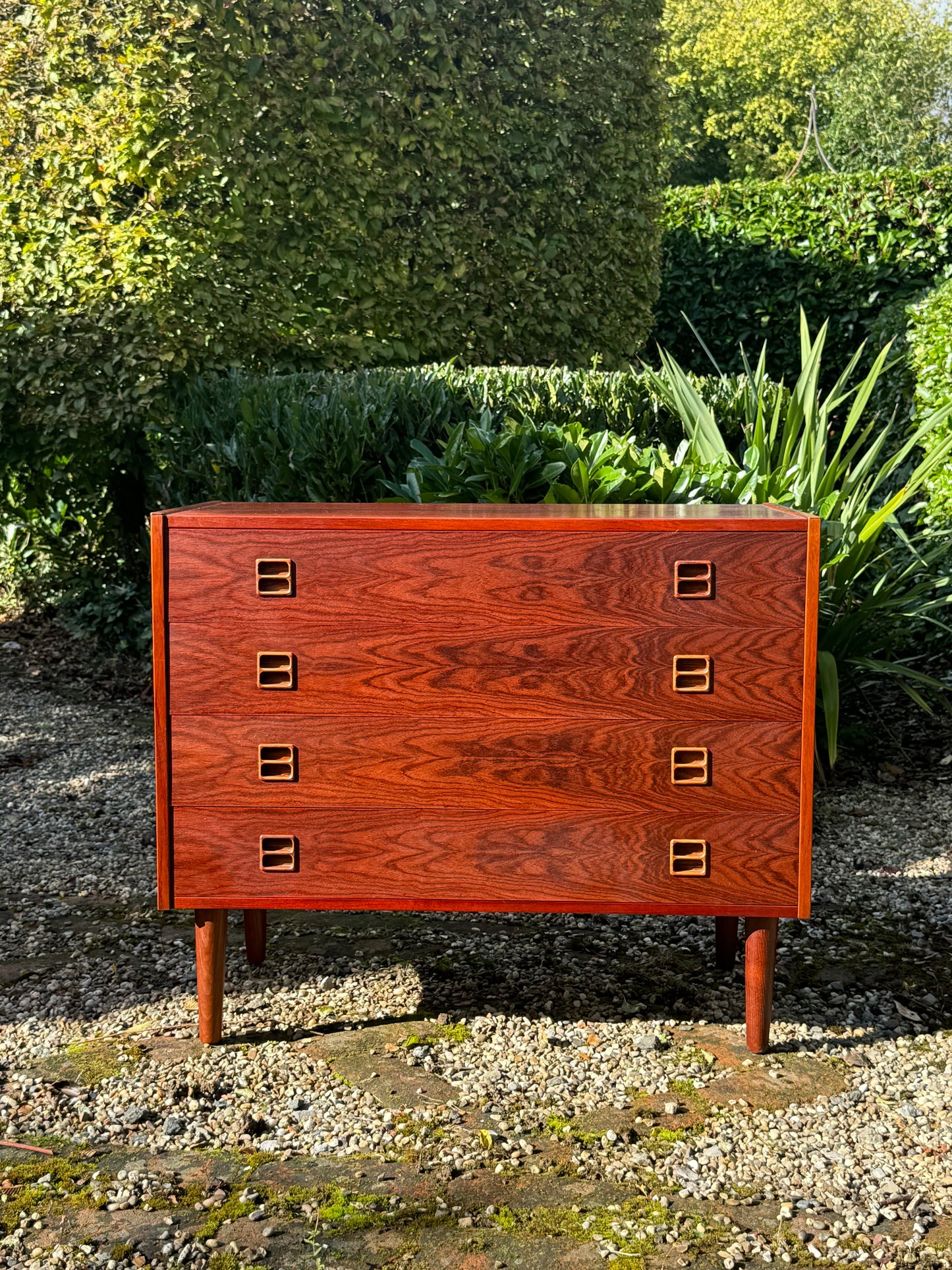 Mid Century Modern Danish Rosewood Chest by Brouer Møbelfabrik