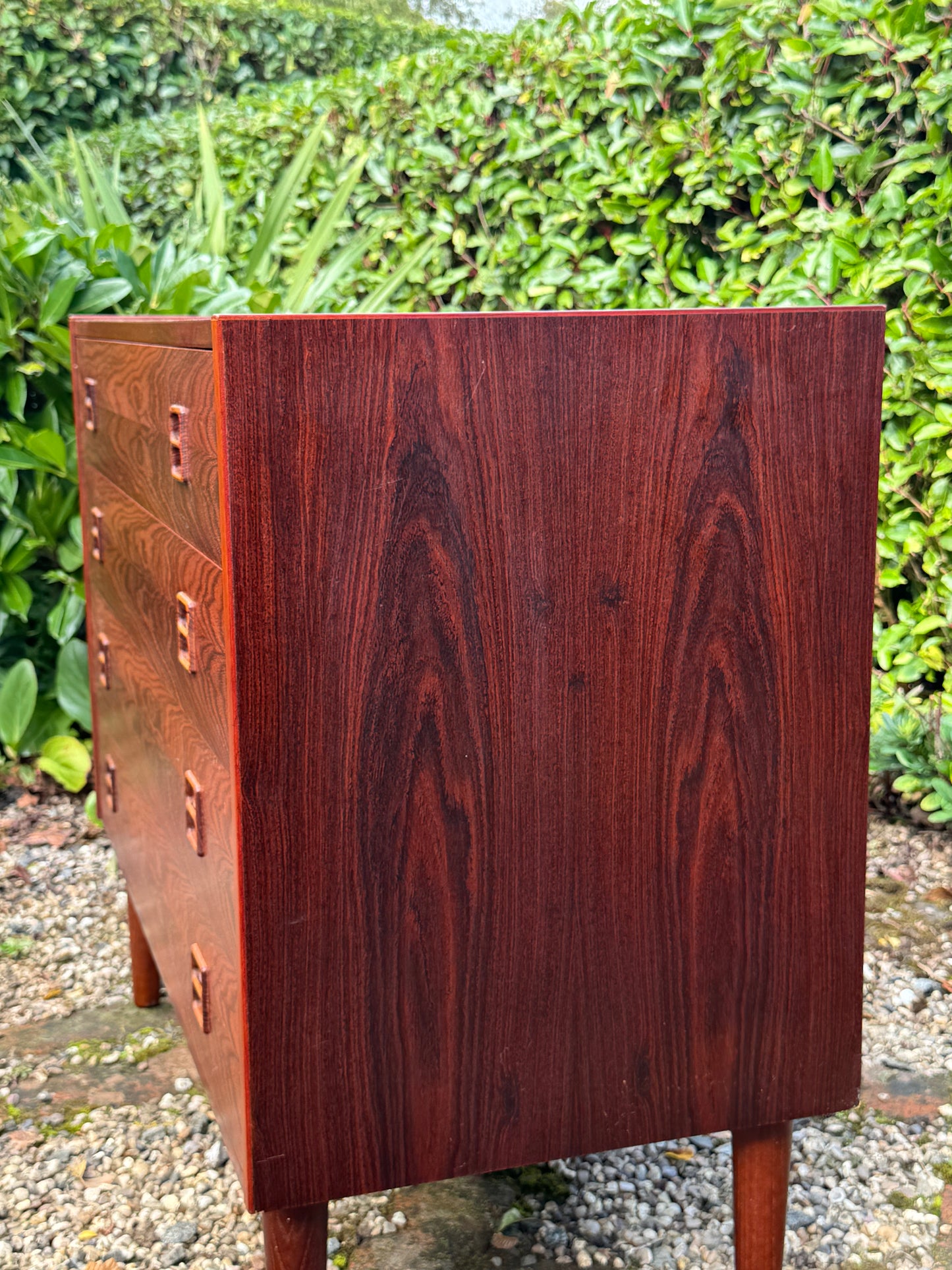 Mid Century Modern Danish Rosewood Chest by Brouer Møbelfabrik