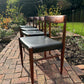 Mid Century Modern Vintage Danish Rosewood Dining Chairs by H W Klein for Bramin set of 4 - Pending A10 Certificate