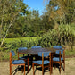 Vintage Mid Century Danish Rosewood Dining Table with Six Dining Chairs - Pending A10 certificate