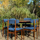 Vintage Mid Century Danish Rosewood Dining Table with Six Dining Chairs - Pending A10 certificate