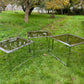 Milo Baughman Mid Century Modern Nest of Three Chrome and Glass Tables