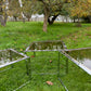 Milo Baughman Mid Century Modern Nest of Three Chrome and Glass Tables