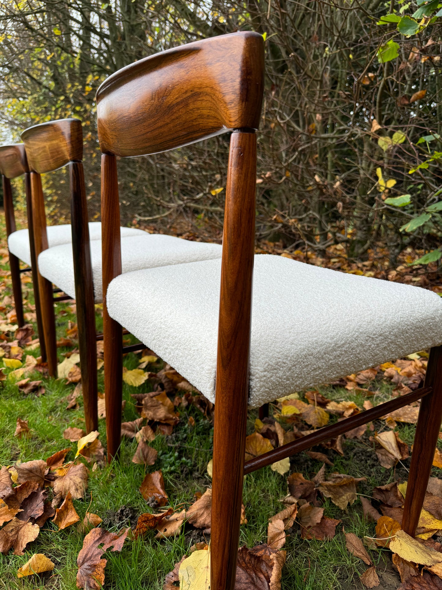 Set of 10 Mid Century Modern Danish Rosewood dining chairs by H W Klein for Bramin - Pending A10 certificate