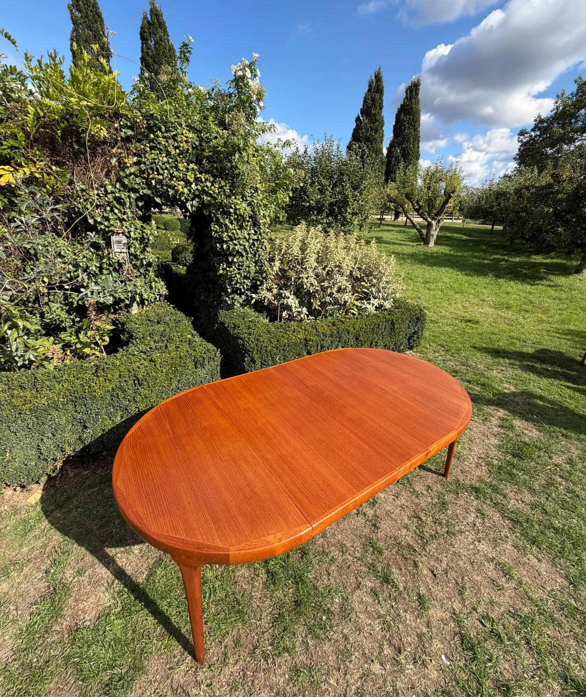For Ruane ***Mid Century teak dining table by Ib Keofoed Larsen 1960 -Price includes shipping,crate and tariffs-