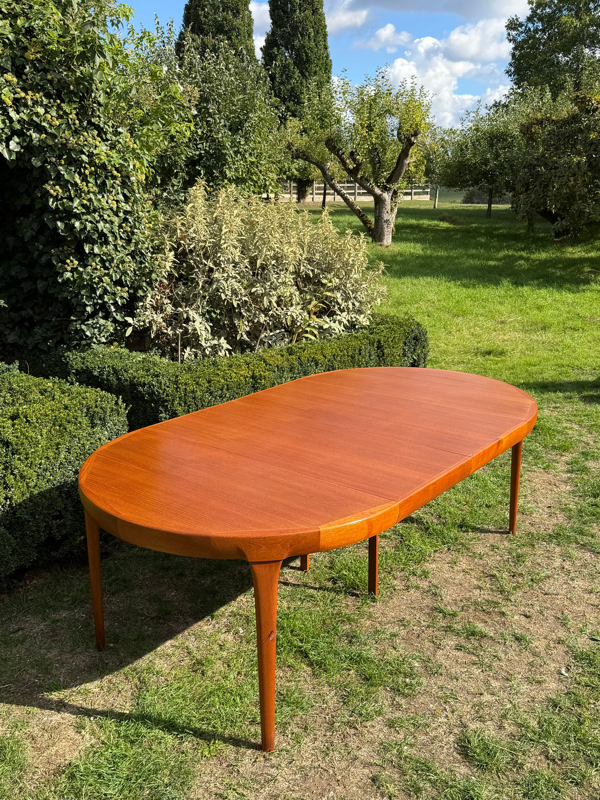 For Ruane ***Mid Century teak dining table by Ib Keofoed Larsen 1960 -Price includes shipping,crate and tariffs-