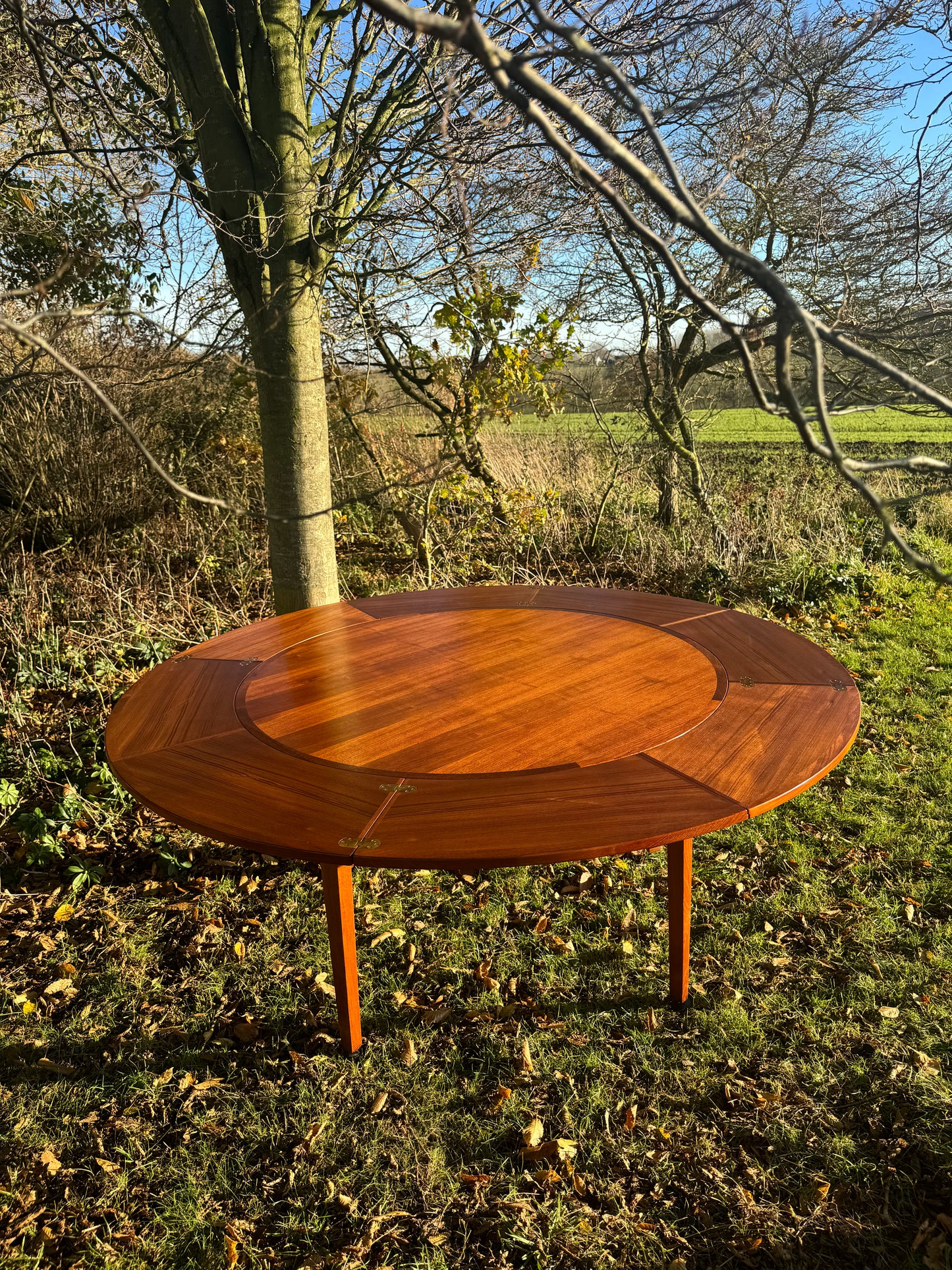 Mid Century Flip Flap table by Dyrlund.