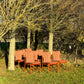 Mid Century Danish Teak Upholstered Set Of Eight Dining Chairs By Vamdrup Stolefabrik 1960