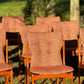 Mid Century Danish Teak Upholstered Set Of Eight Dining Chairs By Vamdrup Stolefabrik 1960