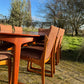 Mid Century Modern Danish Dining Set - Henning Kjærnulf 32 Table and 8 Stolefabrik Chairs