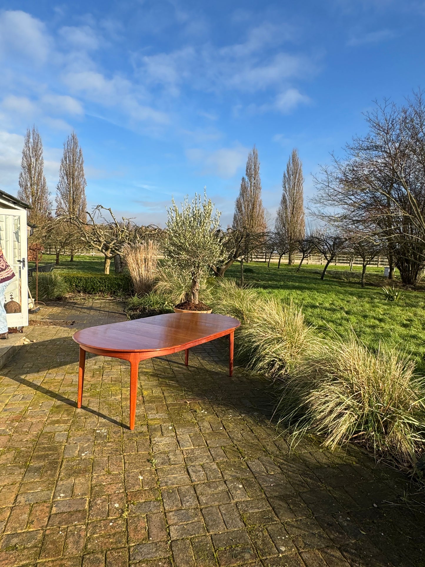 Mid Century Modern Danish Dining Set - Henning Kjærnulf 32 Table and 8 Stolefabrik Chairs