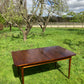 Vintage Mid Century Modern Rosewood dining table by Robert Hamilton for Archie Shine 1960s
