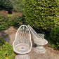 Mid Century Modern Hollywood Regency Rattan Garden Dining Set by Russell Woodard