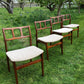 Mid Century Modern solid teak chairs by D Scan