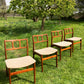 Mid Century Modern solid teak chairs by D Scan