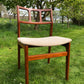 Mid Century Modern solid teak chairs by D Scan