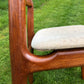 Mid Century Modern solid teak chairs by D Scan