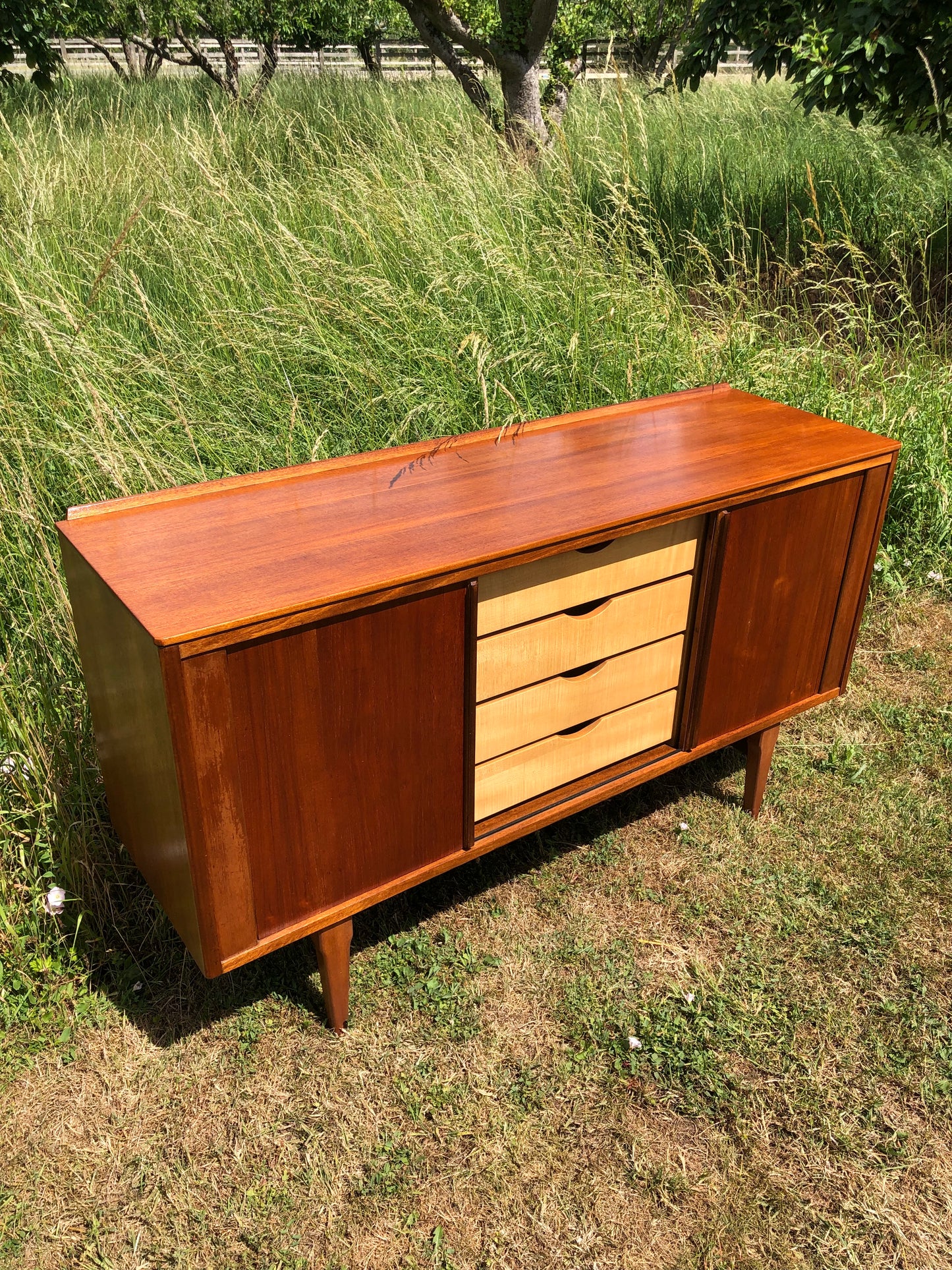 Mid Century Modern Danish Teak Sideboard/Credenza/Buffet