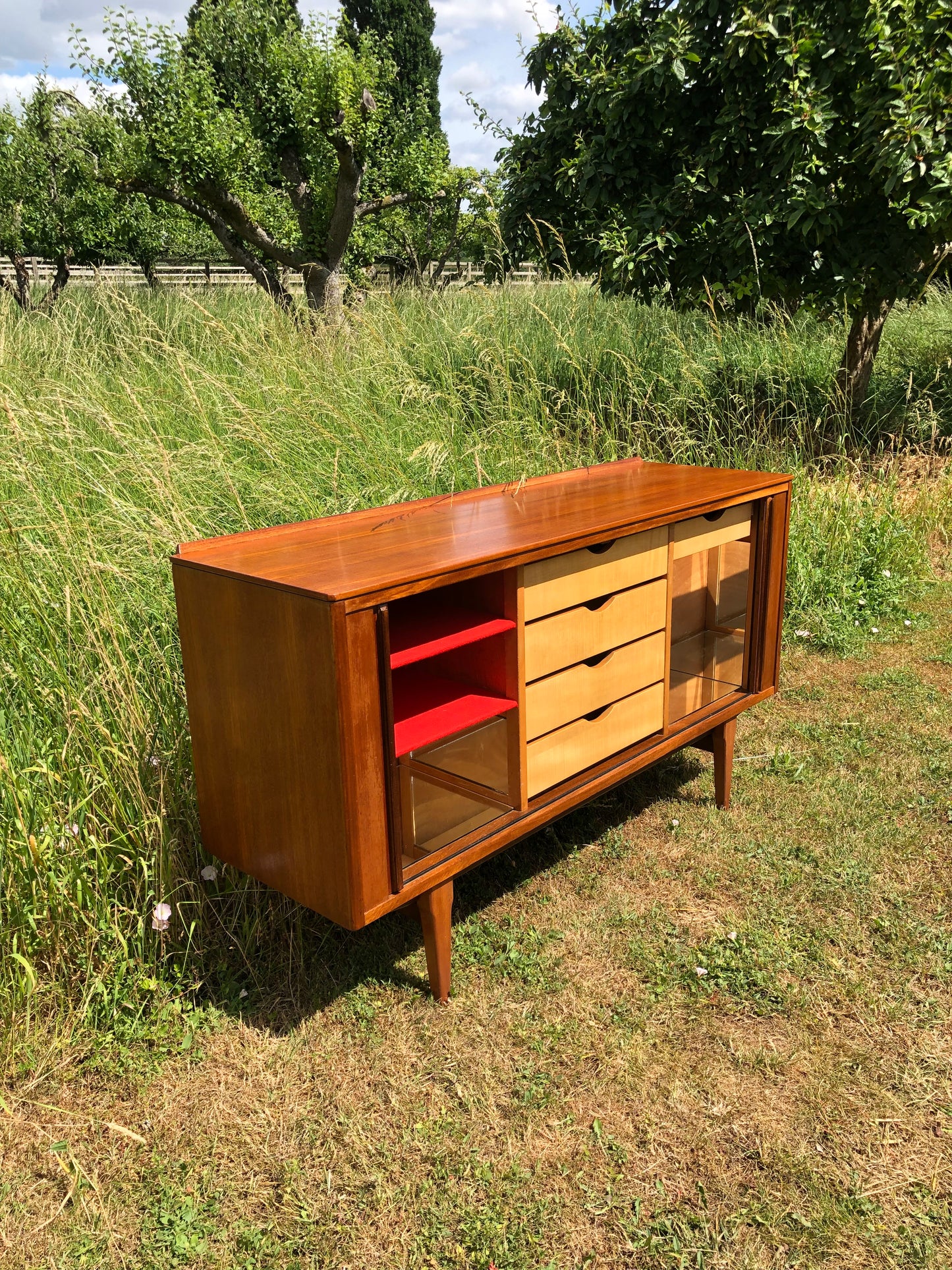 Mid Century Modern Danish Teak Sideboard/Credenza/Buffet