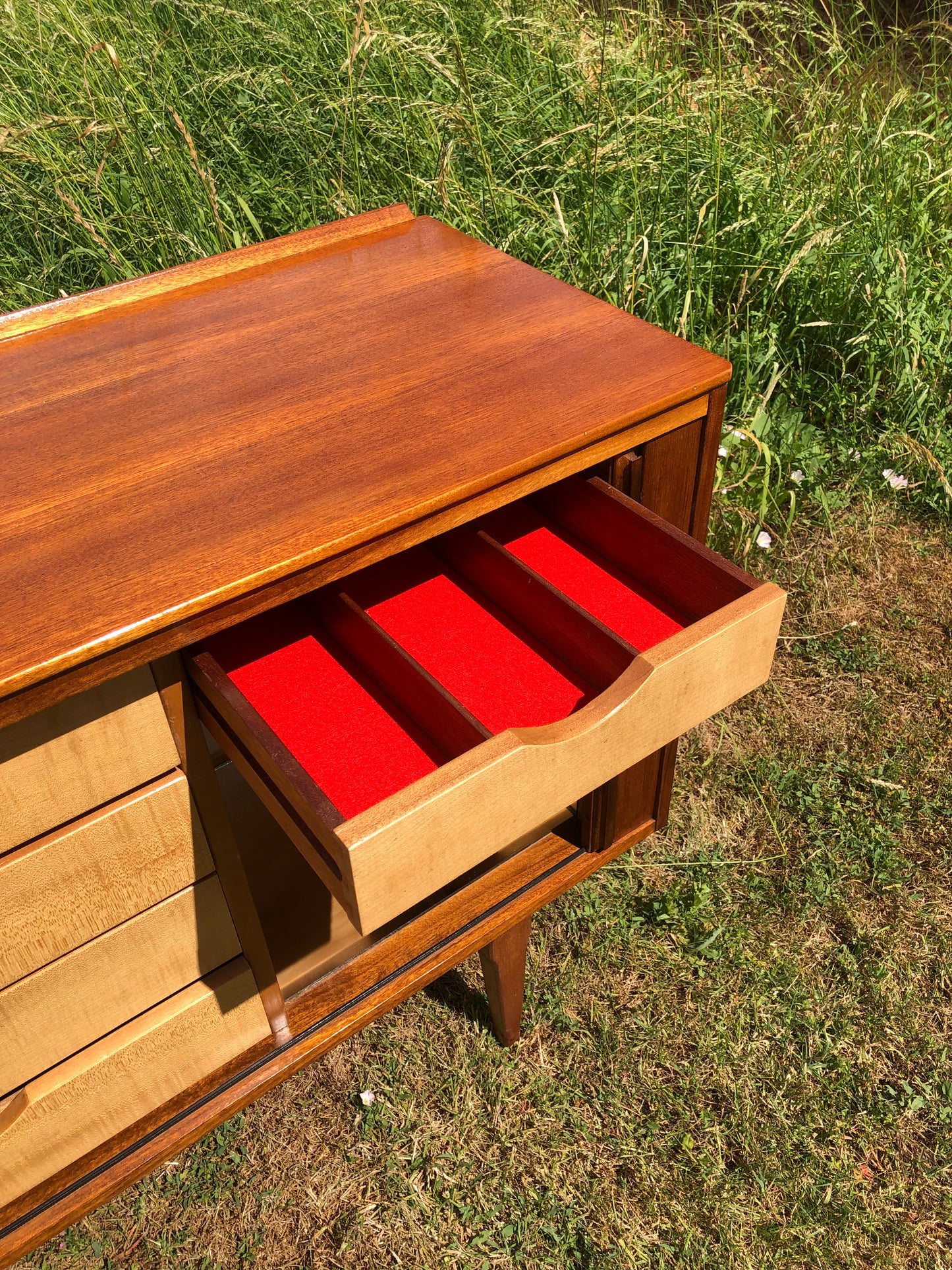 Mid Century Modern Danish Teak Sideboard/Credenza/Buffet