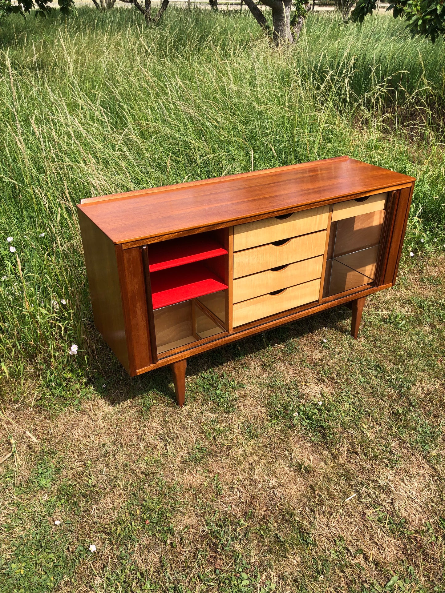 Mid Century Modern Danish Teak Sideboard/Credenza/Buffet