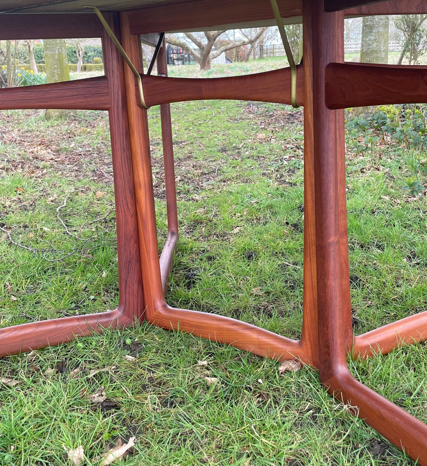 Mid Century Modern Teak Dining Table by Peter Hvidt and Orla Molgaard Nielsen