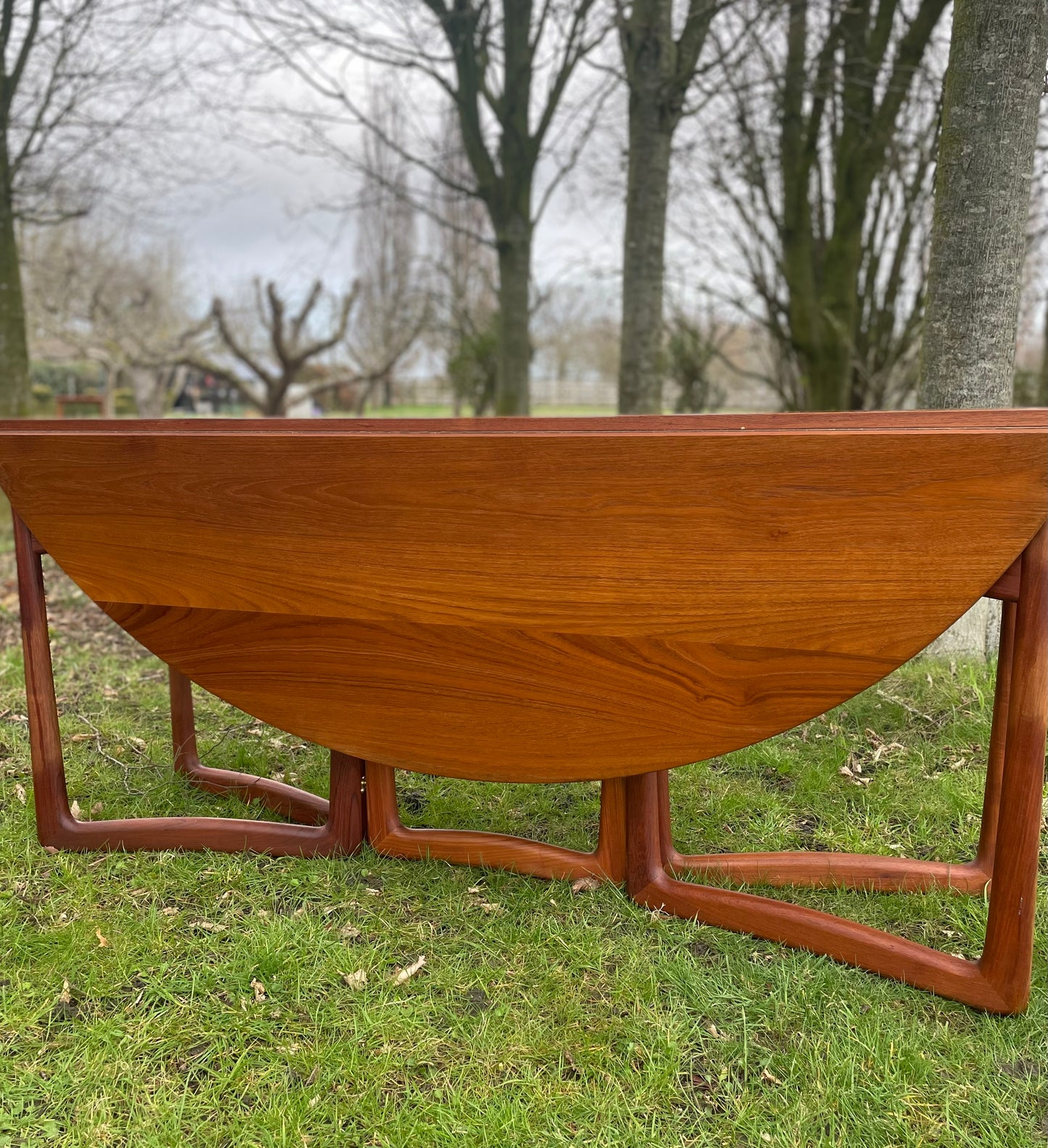 Mid Century Modern Teak Dining Table by Peter Hvidt and Orla Molgaard Nielsen