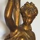 Antique French Gilt Metal Table Lamps: Classical Maiden Design, 1890s