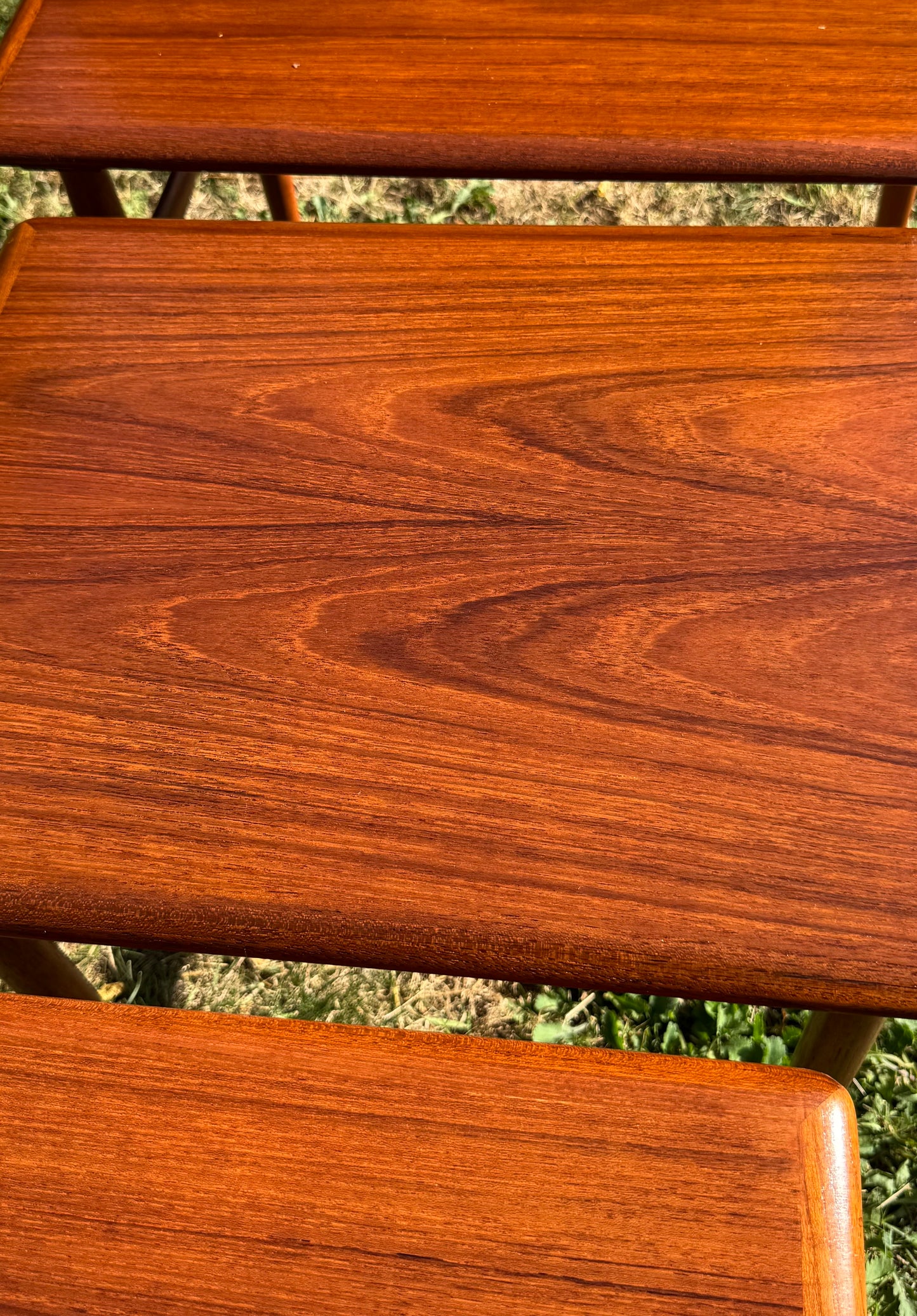 For Katie **** Price includes shipping ***Kai Kristiansen nest of teak tables