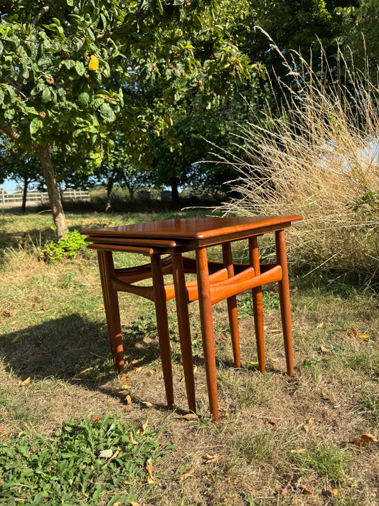 For Katie **** Price includes shipping ***Kai Kristiansen nest of teak tables