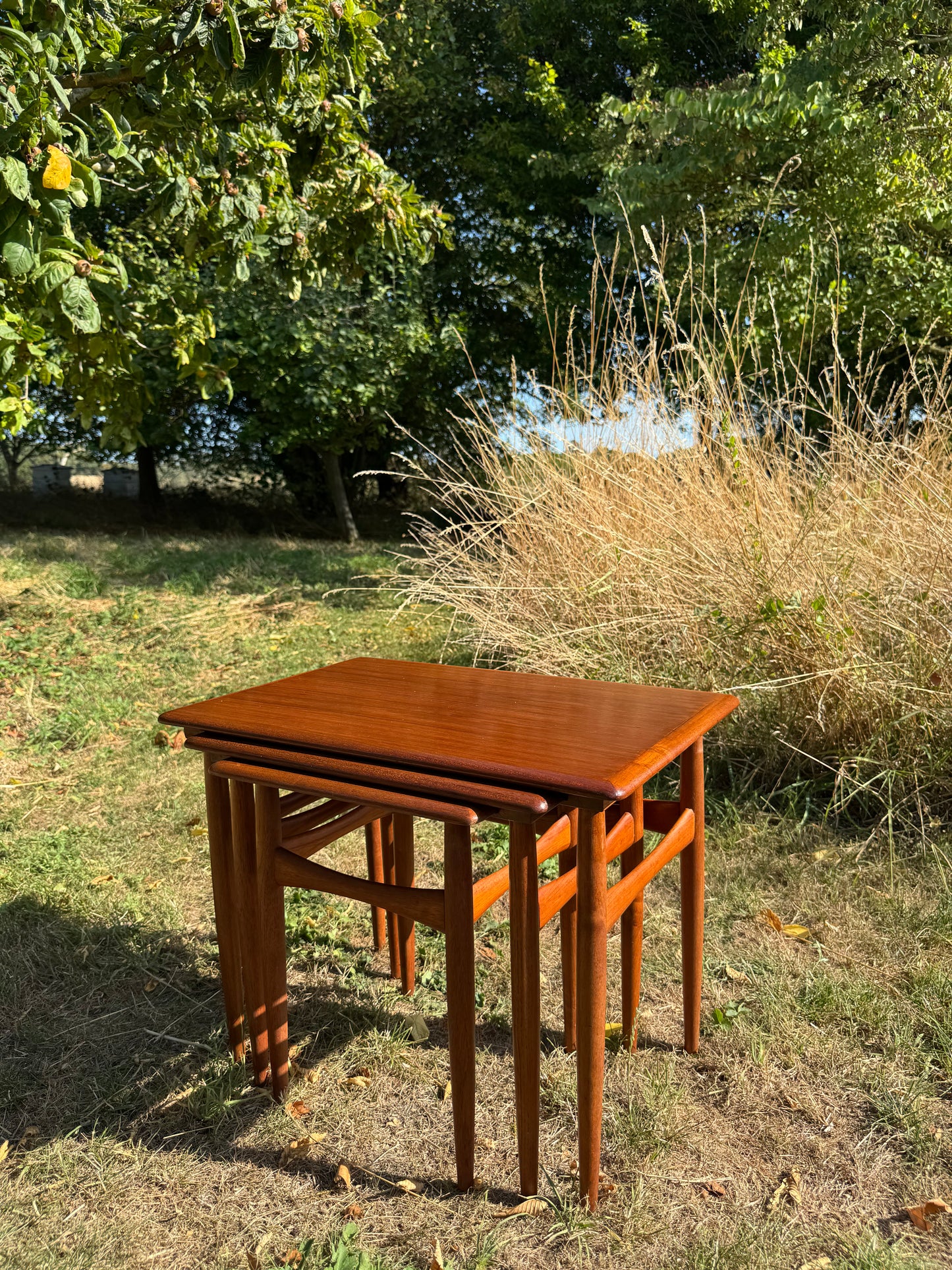 For Katie **** Price includes shipping ***Kai Kristiansen nest of teak tables