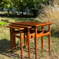 For Katie **** Price includes shipping ***Kai Kristiansen nest of teak tables