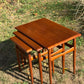 For Katie **** Price includes shipping ***Kai Kristiansen nest of teak tables