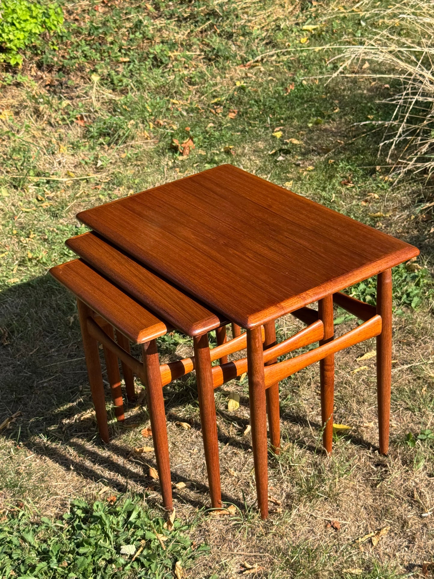 For Katie **** Price includes shipping ***Kai Kristiansen nest of teak tables