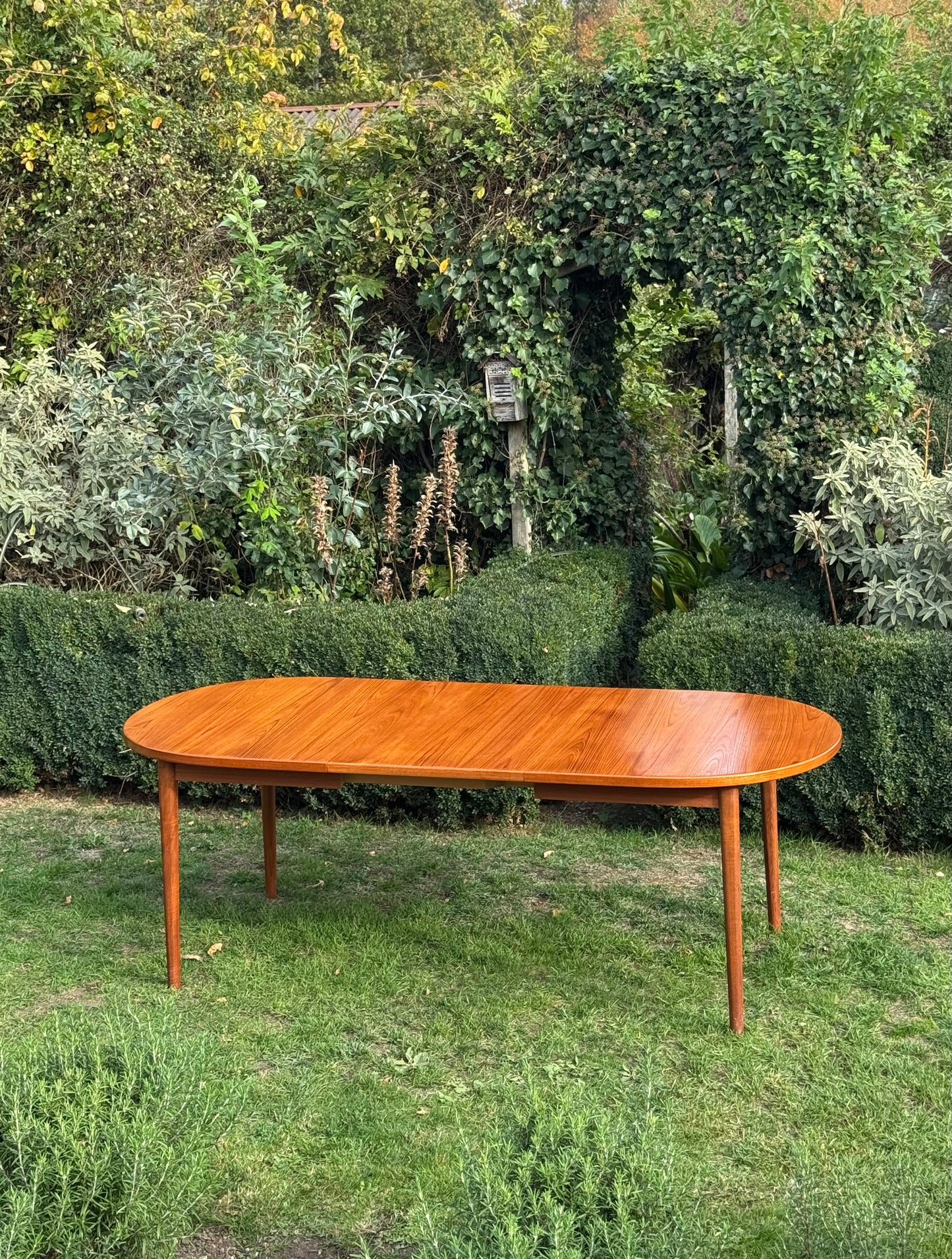For Raylee ** Mid Century Modern Teak Dining table Table by Nils Jonsson for Hugo Troeds
