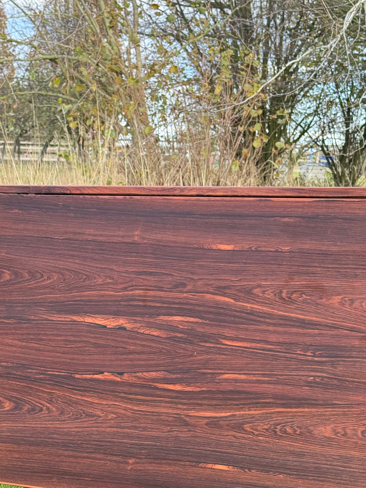 For Lacey **Price includes shipping, crate, CITES and tariffs ** Fifty per cent deposit ***for Mid Century Rosewood drop leaf dining table by Bendt Winge for Kleppes Moblefabrick, Norway 1960.
