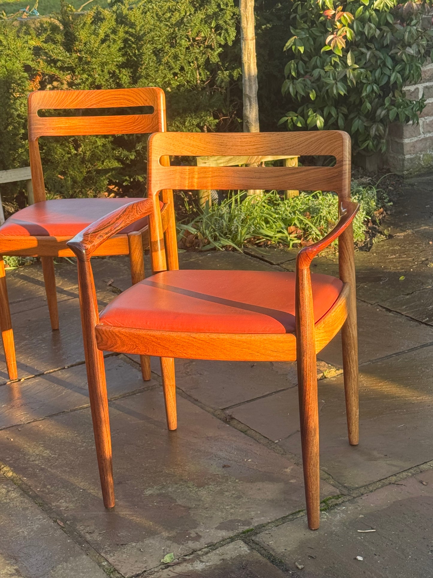 Eight  Rosewood Dining Chairs by H W Klein For Bramin Danish 1960