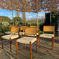 Danish Rosewood Set of Eight  Dining Chairs by Nils Otto Moller 1960.