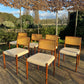 Danish Rosewood Set of Eight  Dining Chairs by Nils Otto Moller 1960.