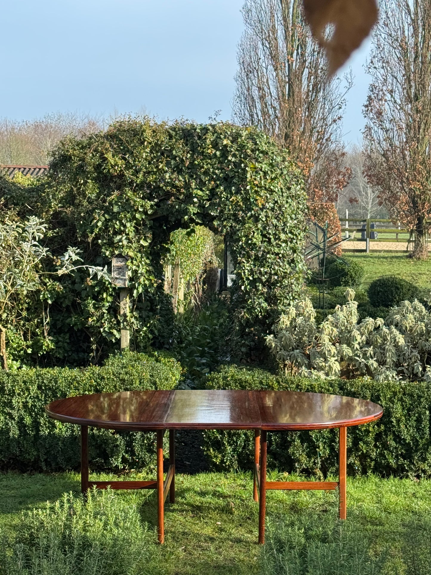 Mid Century Rosewood Extra Large Dining Table By Robert Heritage For Archie Shine 1970; seats 10