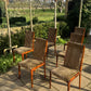 For Kyle**price includes shipping,crate,CITES and tariffs **Set of eight Rosewood dining chairs by Robert Heritage for Archie Shine 1970.