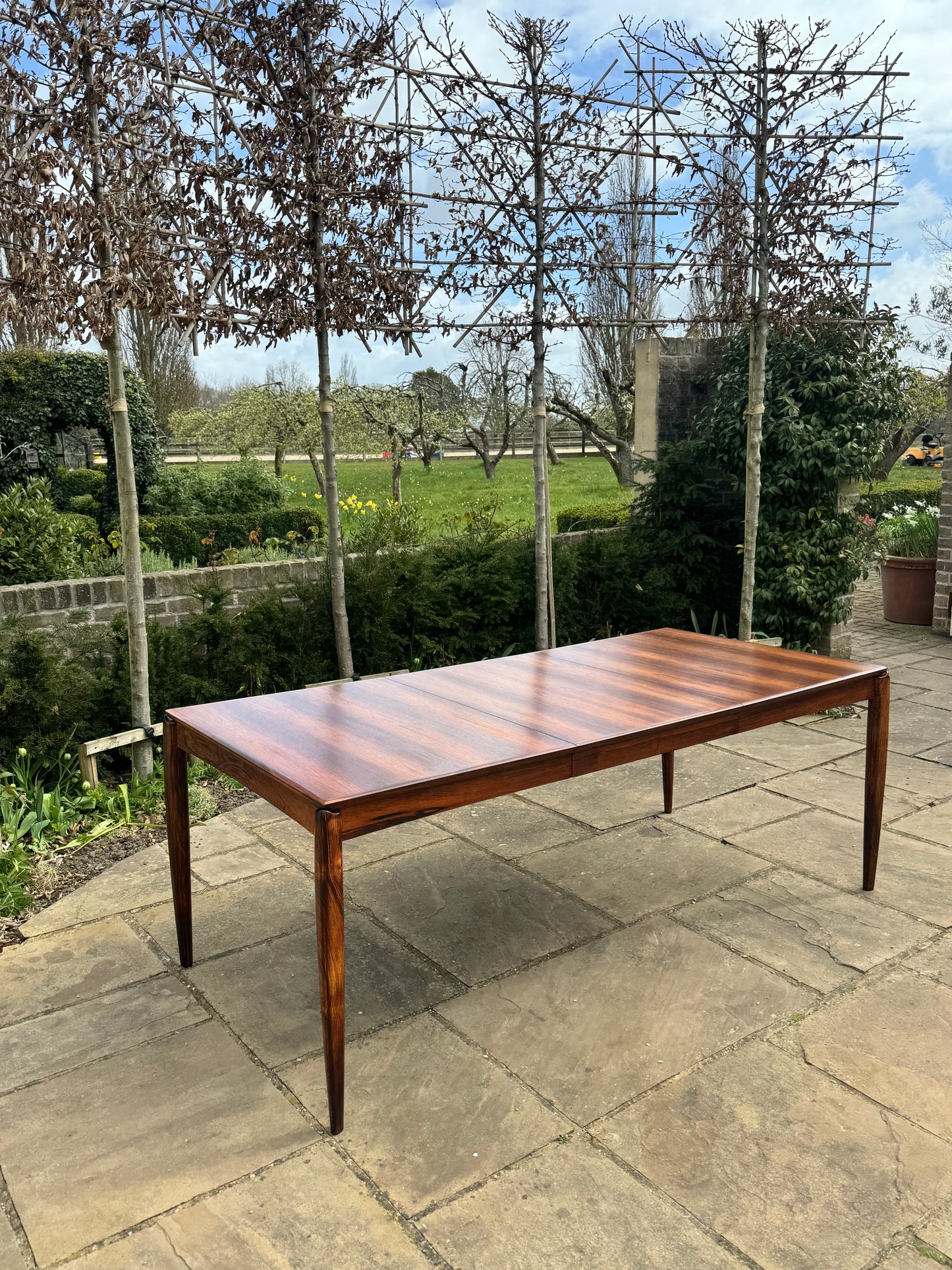 ***For Jim ****Mid Century Rosewood Dining table by H W Klein **Price includes Shipping ,Shipping Crate, Import Tariffs and CITES certificate.