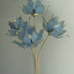 For Summer ****Price includes shipping **** Hollywood Regency Blue Lotus Lamp