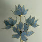 For Summer ****Price includes shipping **** Hollywood Regency Blue Lotus Lamp