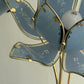 For Summer ****Price includes shipping **** Hollywood Regency Blue Lotus Lamp