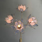For Summer ****Price includes shipping **** Hollywood Regency Blue Lotus Lamp