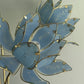 For Summer ****Price includes shipping **** Hollywood Regency Blue Lotus Lamp