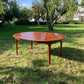 Mid Century Modern Model 62 Extra Large Extending Dining Table By Henning Kjærnulf for Sorø Stolefabrik In Teak 10-12 Seater Fully Restored